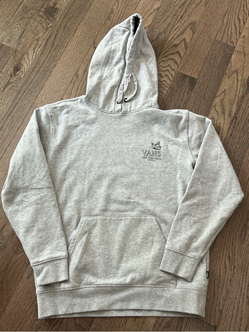 Vans Light Gray Crewneck Pullover Hoodie